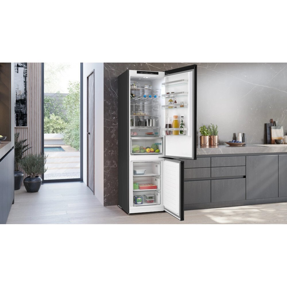 Siemens KG39NVXBG iQ300 Total No Frost Fridge Freezer, 70/30 - Black - Image 2