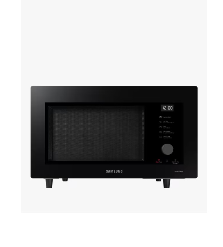 Samsung MC32DG7646CKE3 900w Freestanding Microwave with Air Fry, Black Glass