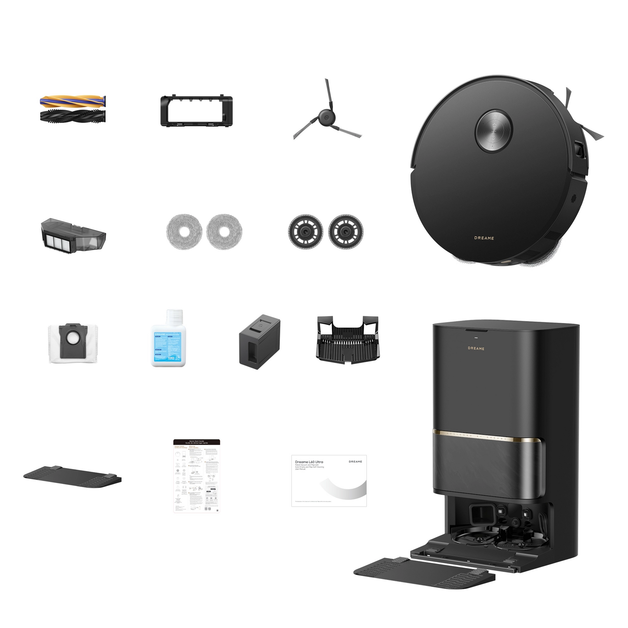 Dreame RLL37CE0_BLK L60 Ultra smart vacuum & mop - Black - Image 2