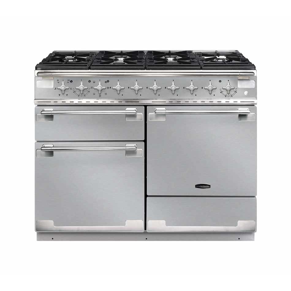 Rangemaster ELS110DFFSS 110cm Dual Fuel Range Cooker Elise Stainless Steel/Brushed Nickel Rangemaster ELS110DFFSS 110cm Dual Fuel Range Cooker Elise Stainless Steel/Brushed Nickel