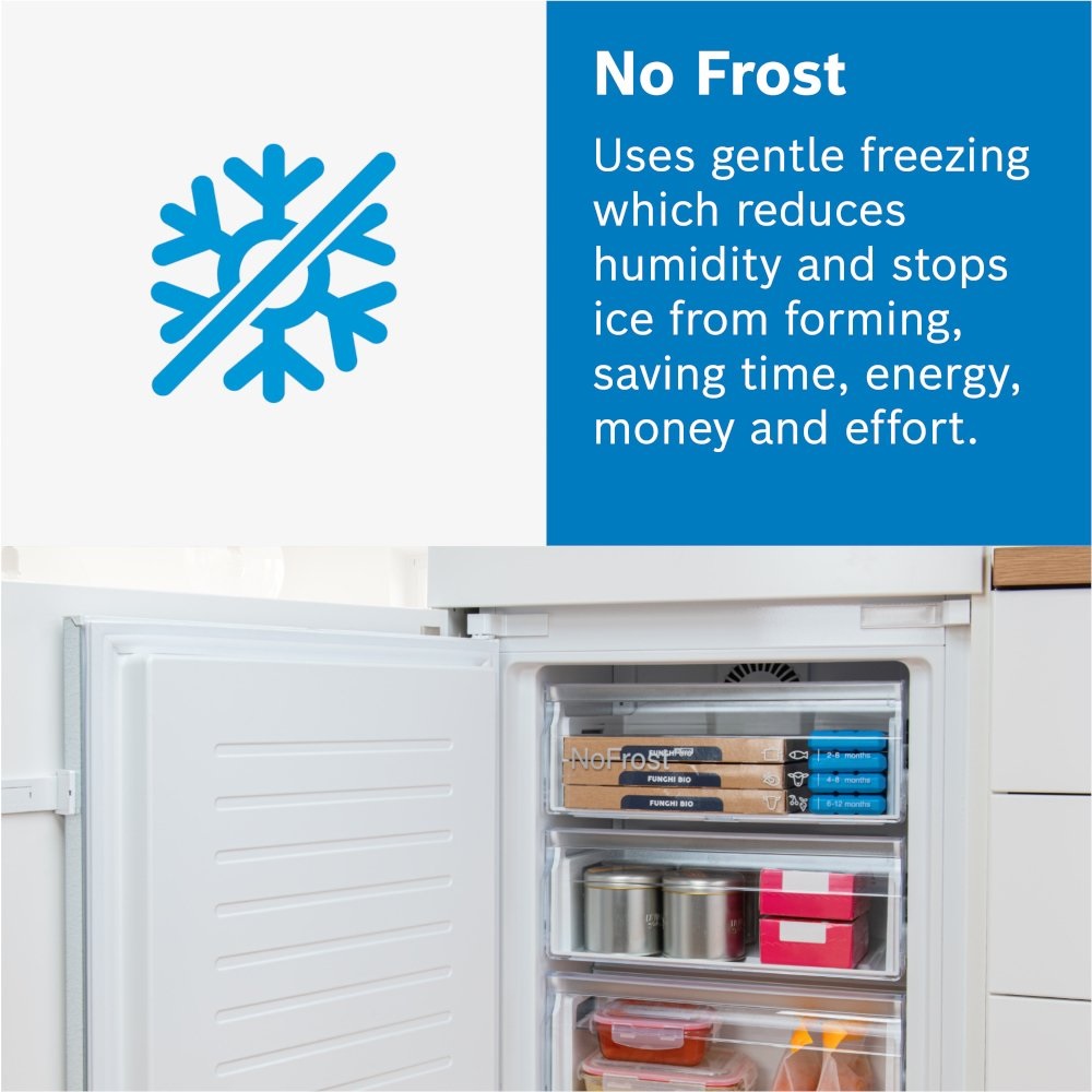 Bosch KGN392LBFG No Frost Fridge Freezer, 70/30 - Stainless Steel - Image 4 Bosch KGN392LBFG No Frost Fridge Freezer, 70/30 - Stainless Steel - Image 4