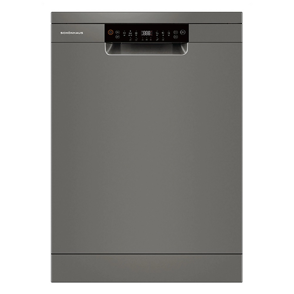 Schonhaus DWSF0115FSBG Dishwasher, 15 Place Settings, Graphite - Image 2