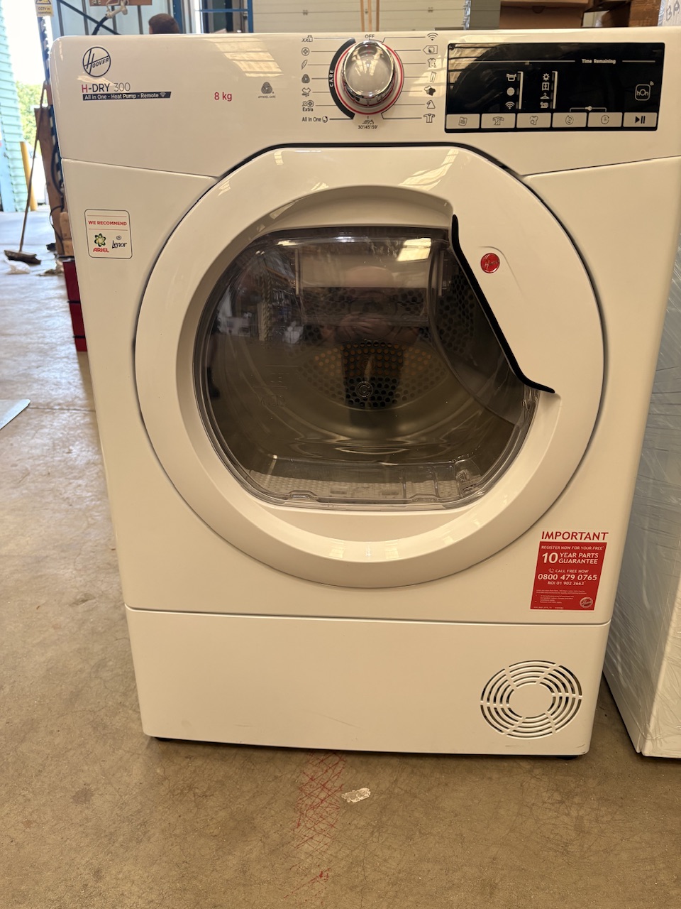 Hoover HLEH8A2TE1 noisy on use but works perfectly heat pump tumble dryer Hoover HLEH8A2TE1 noisy on use but works perfectly heat pump tumble dryer