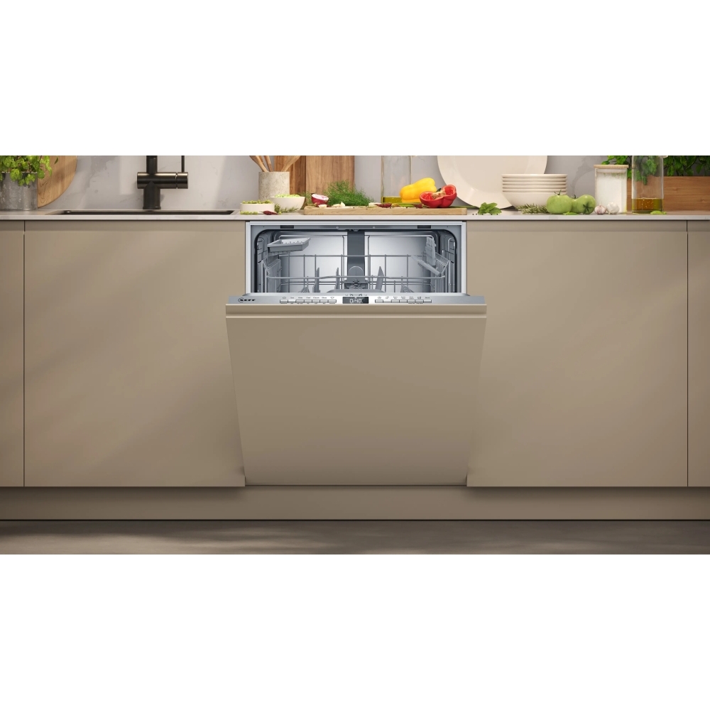 Neff S175HTX14G N50 Fully Integrated Dishwasher, 13 Place Settings, C Rated - Image 2 Neff S175HTX14G N50 Fully Integrated Dishwasher, 13 Place Settings, C Rated - Image 2