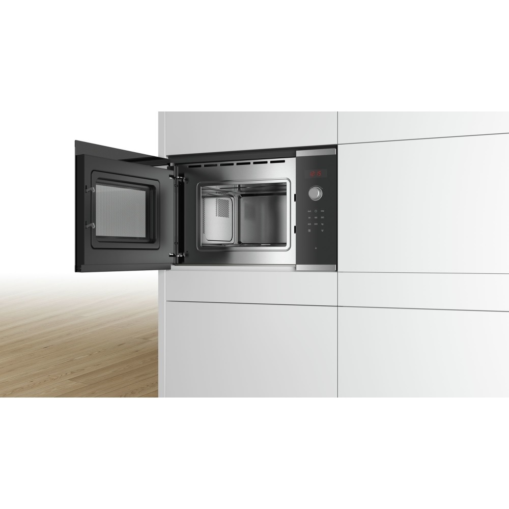 Bosch BFL523MS0B Built-In Microwave - Stainless Steel - Image 2 Bosch BFL523MS0B Built-In Microwave - Stainless Steel - Image 2