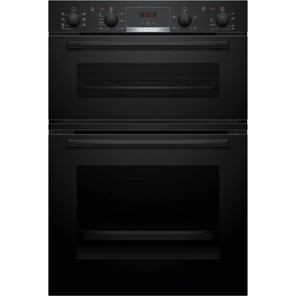Bosch MBA533BB3B Built-In Electric Double Oven - Black - Image 1 Bosch MBA533BB3B Built-In Electric Double Oven - Black - Image 1