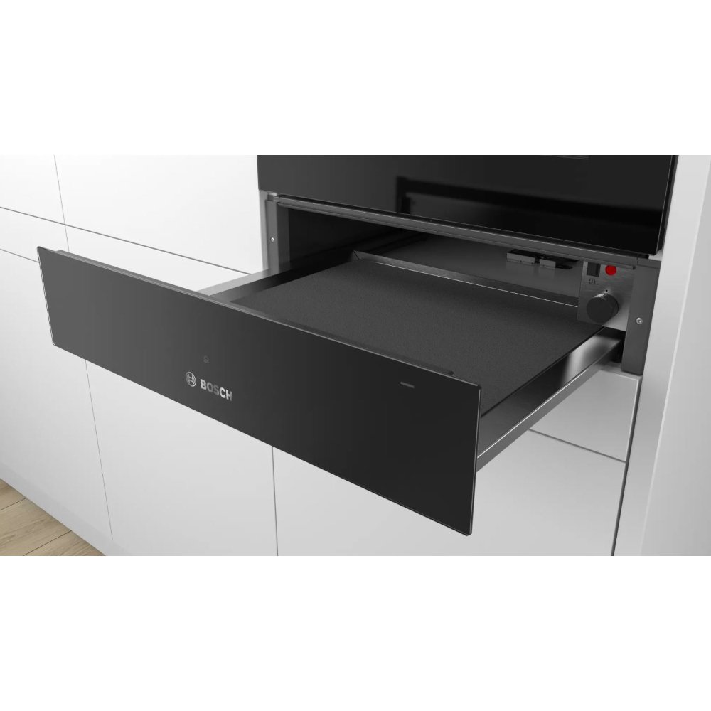 Bosch BIC510NB0 Series 6 Warming Drawer, Black - Image 2