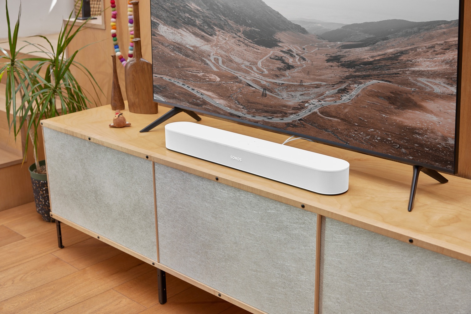 Sonos BEAM-G2-White Smart Soundbar - Image 5