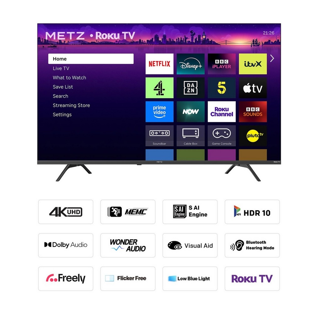 METZ 55MRF6000ZUK 55" 4K Direct LED Smart TV - Image 2 METZ 55MRF6000ZUK 55" 4K Direct LED Smart TV - Image 2