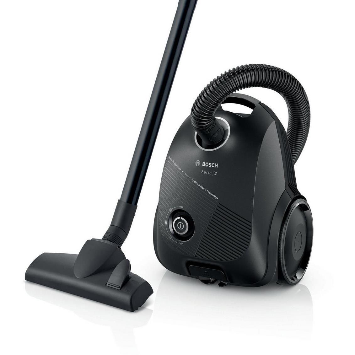 Bosch BGBS2BA1GB Serie 2 ProEco 600W 3kg Bagged Cylinder Vacuum Cleaner - Black Bosch BGBS2BA1GB Serie 2 ProEco 600W 3kg Bagged Cylinder Vacuum Cleaner - Black