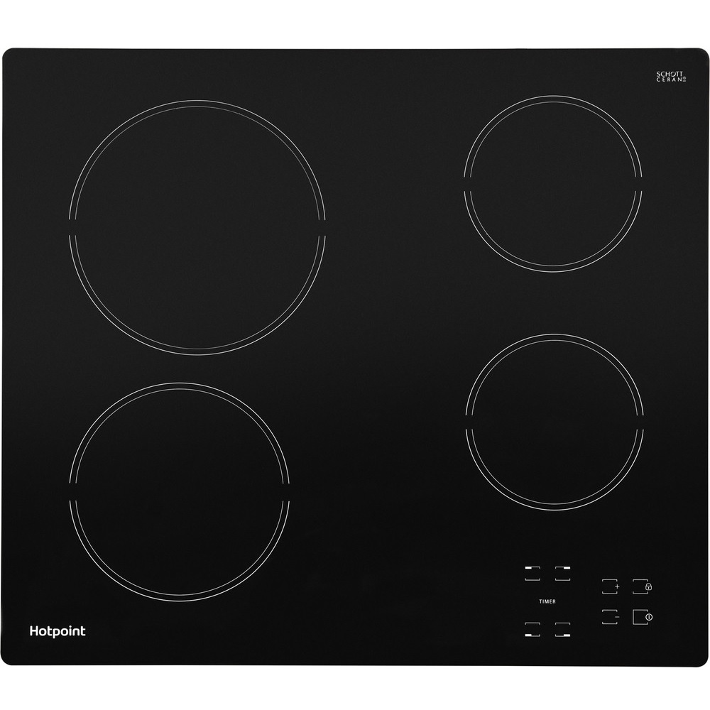 Hotpoint HR612CH 58cm Ceramic Hob - Black Hotpoint HR612CH 58cm Ceramic Hob - Black