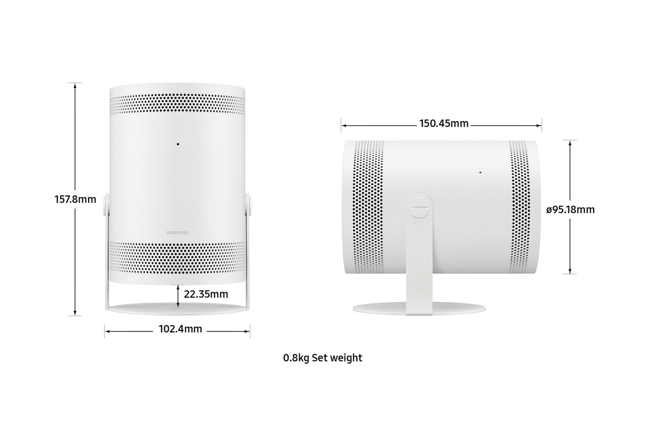 Samsung SP-LFF3HLAXXXU The Freestyle 2nd Gen 100" 1080p Smart Laser Projector - Image 6 Samsung SP-LFF3HLAXXXU The Freestyle 2nd Gen 100" 1080p Smart Laser Projector - Image 6