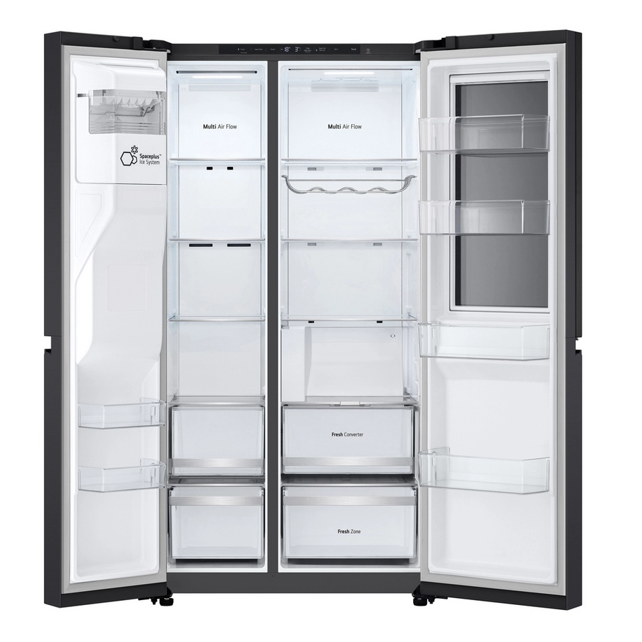 LG GSXE81PYBE 628L InstaView American Style Fridge Freezer - Silver - Image 3