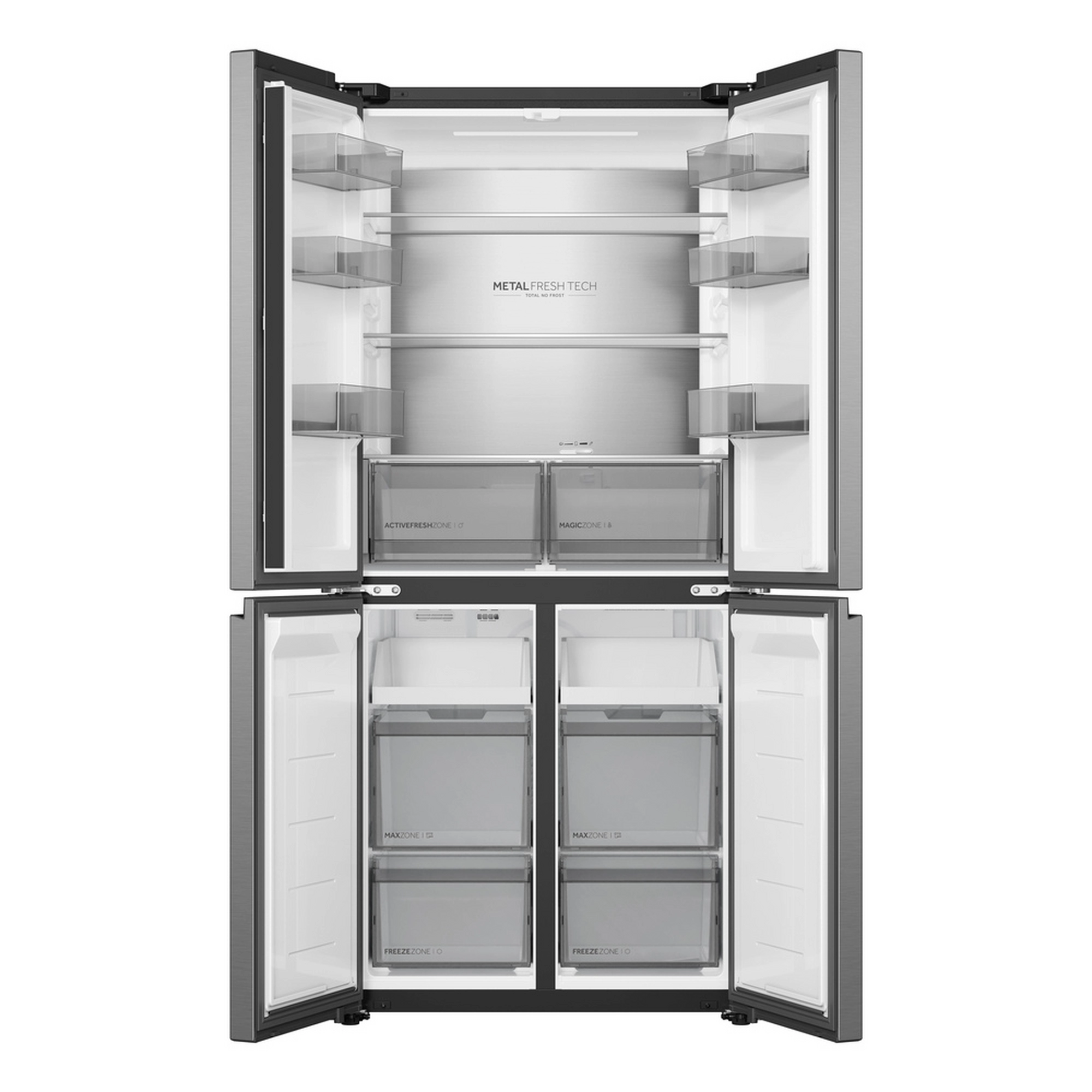 Haier HCR58S18DNMM 60/40 Fridge Freezer - Inox - Image 2 Haier HCR58S18DNMM 60/40 Fridge Freezer - Inox - Image 2