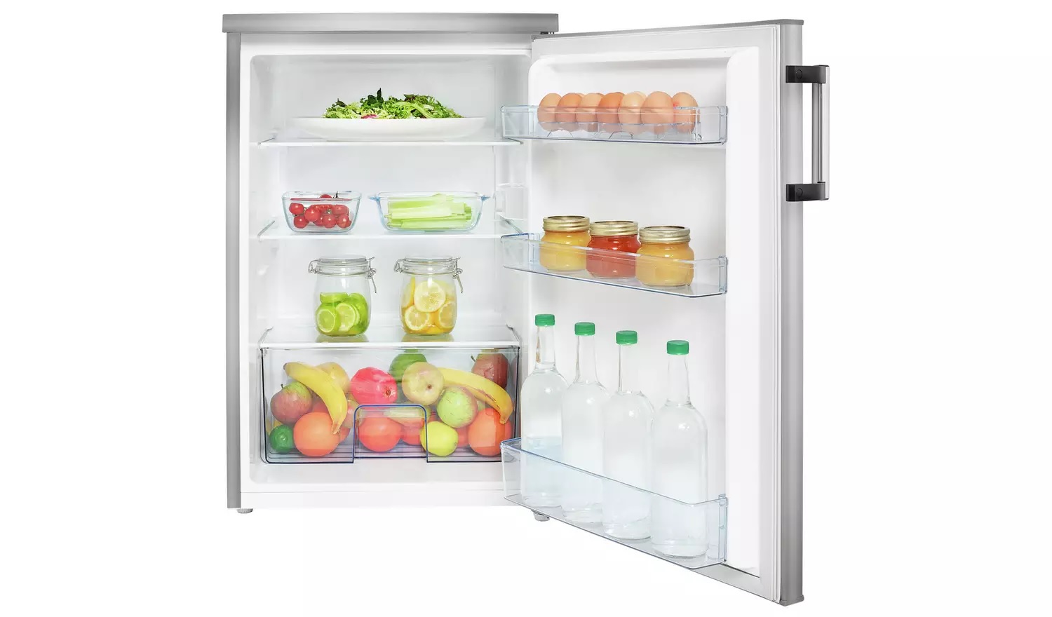 Hisense RL170D4BCE Under Counter Larder Fridge - Stainless Steel - Image 2