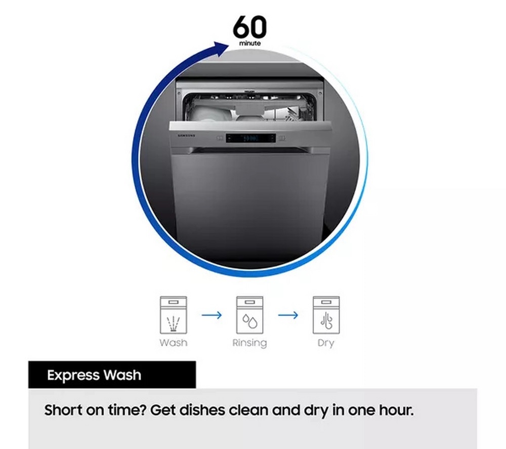 Samsung DW60CG550B00EU Integrated Dishwasher - 14 Place Settings - Image 6