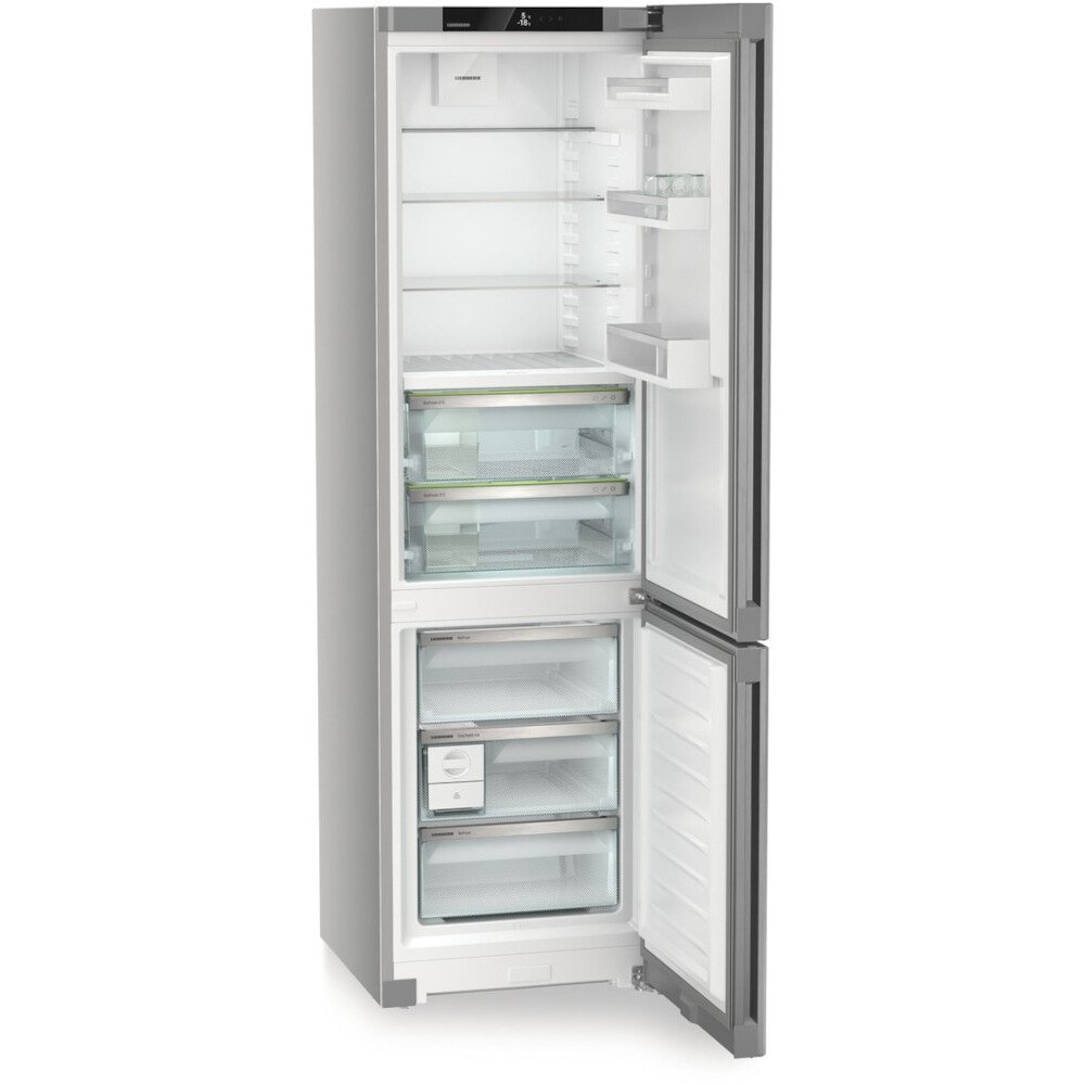 Liebherr CBNsfc 57vi No Frost Fridge Freezer, 70/30, Silver, C Rated - Image 2 Liebherr CBNsfc 57vi No Frost Fridge Freezer, 70/30, Silver, C Rated - Image 2