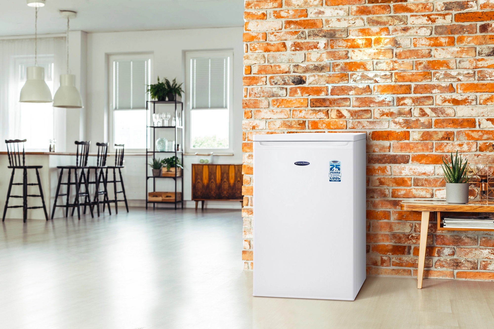 ICEKING RHL550EW 55cm Under Counter Larder Fridge - White - Image 3 ICEKING RHL550EW 55cm Under Counter Larder Fridge - White - Image 3