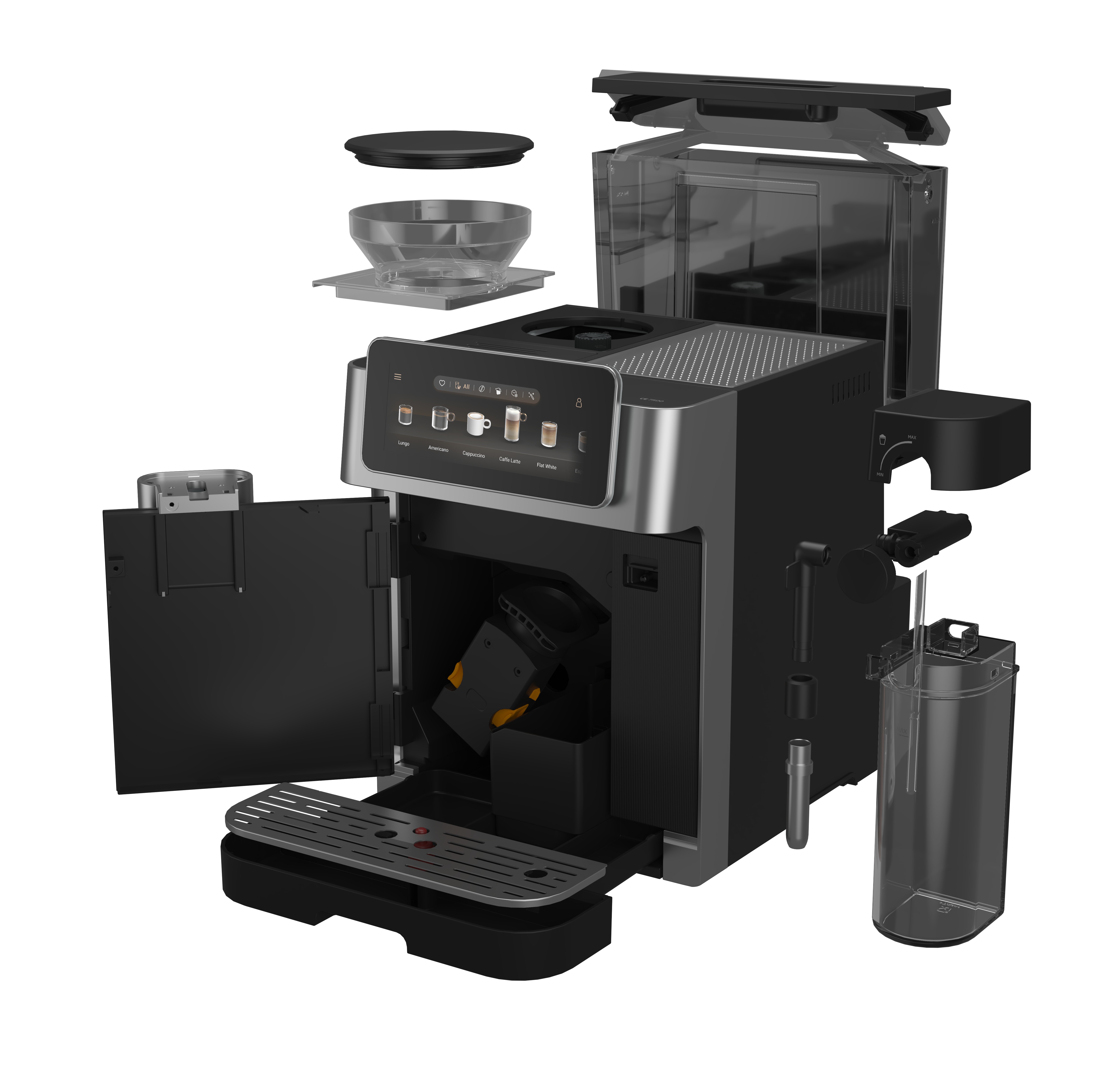 Beko CEG8564X CaffeExperto fully automatic bean-to-cup espresso machine - Image 5 Beko CEG8564X CaffeExperto fully automatic bean-to-cup espresso machine - Image 5