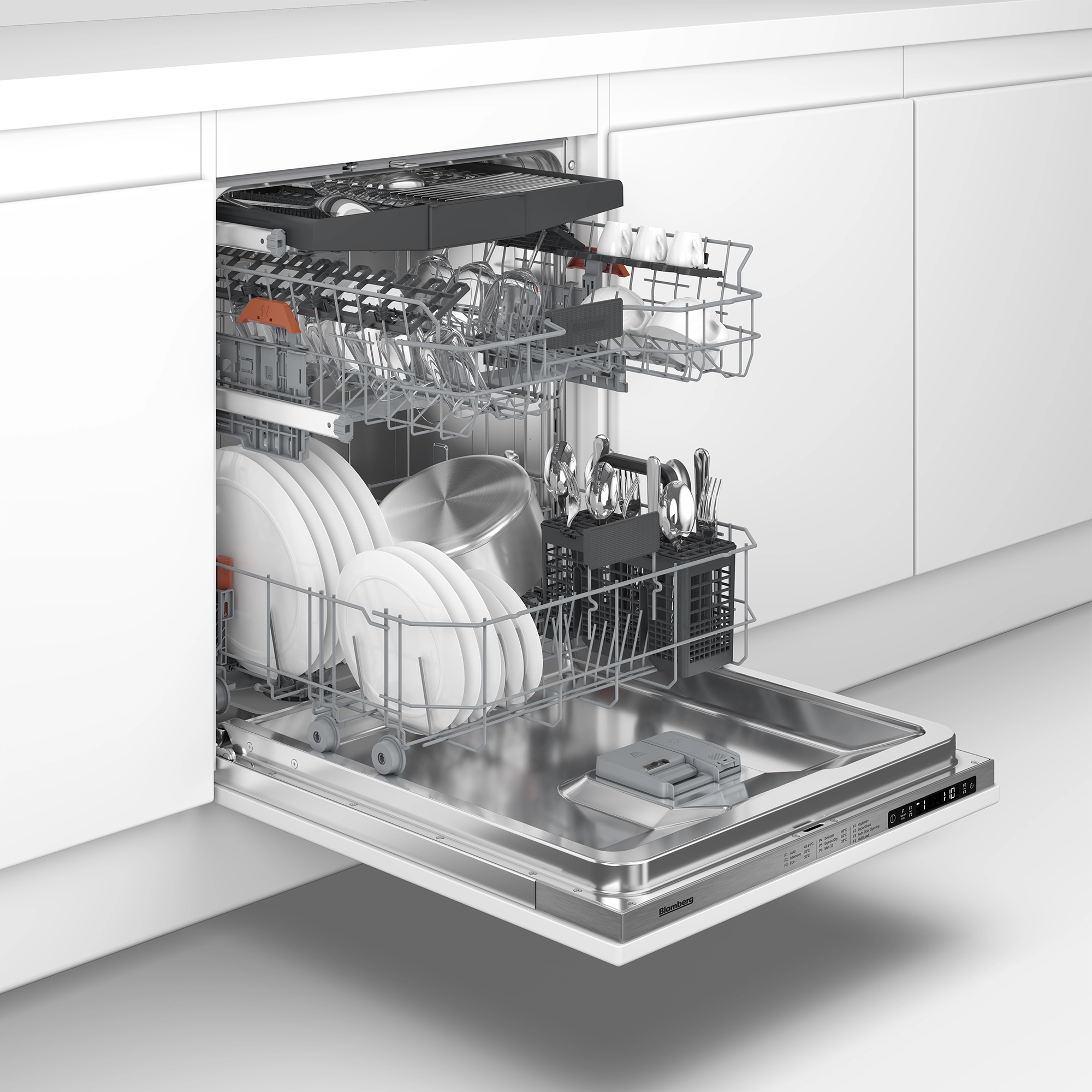 Blomberg LDV52420 Integrated Full Size Dishwasher with Hygiene+ 15 Place Settings - Image 3 Blomberg LDV52420 Integrated Full Size Dishwasher with Hygiene+ 15 Place Settings - Image 3