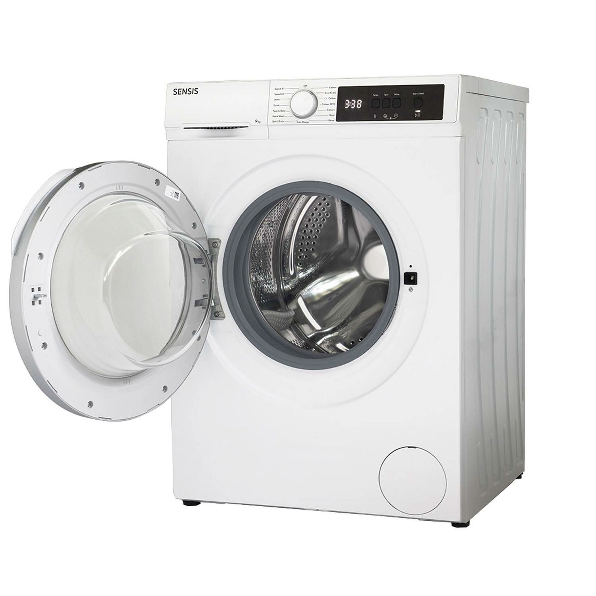 Sensis WMF01914AW 9kg 1400 Spin Washing Machine - White - Image 2 Sensis WMF01914AW 9kg 1400 Spin Washing Machine - White - Image 2