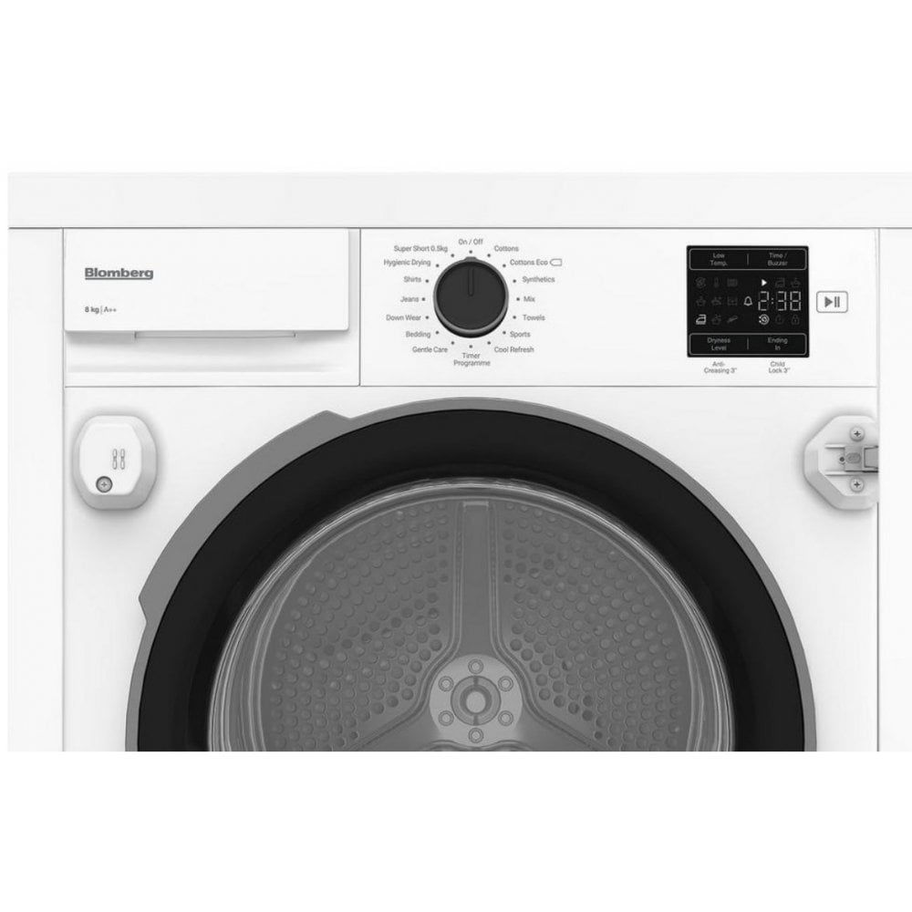 Blomberg LTDIP08310 8kg Integrated Condenser Tumble Dryer - White - Image 2