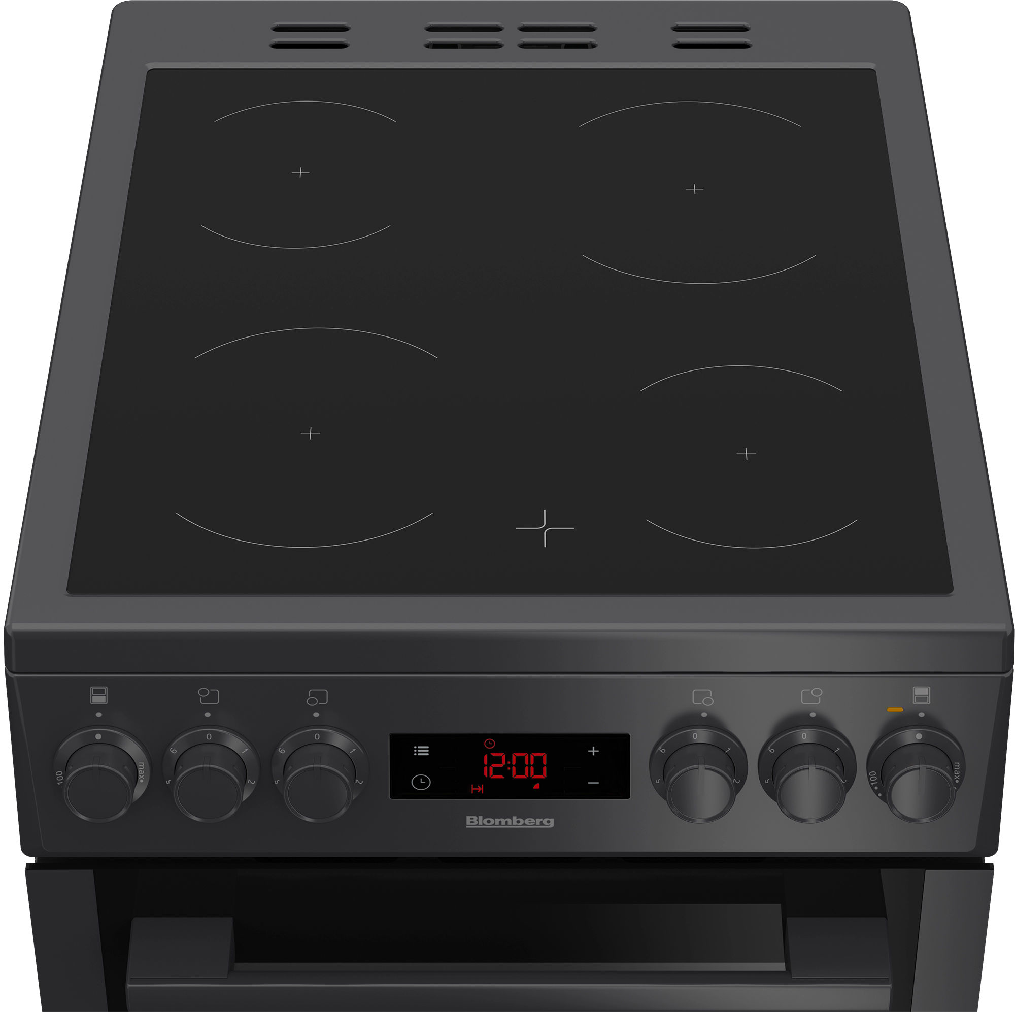 Blomberg HKS951N 50cm Double Oven Electric Cooker with Ceramic Hob - Anthracite - Image 3 Blomberg HKS951N 50cm Double Oven Electric Cooker with Ceramic Hob - Anthracite - Image 3