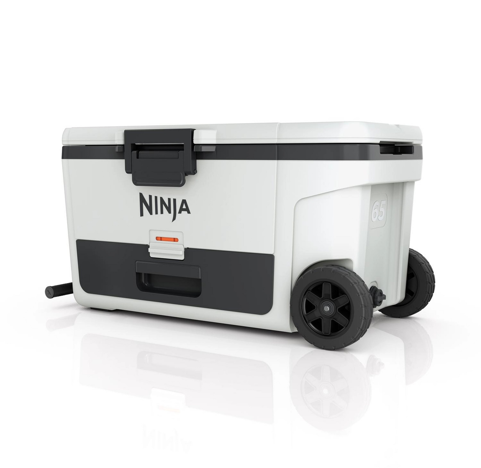 NINJA FB265EUUKWH FrostVault 61L Wheeled Cooler with Dry Zone - Cloud White