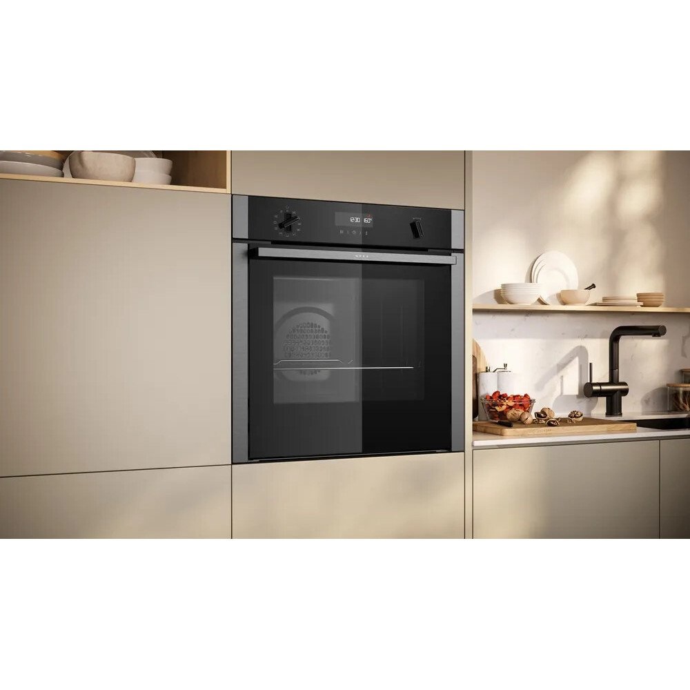 Neff B6ACH7AN7B N50 Built-In Electric Single Oven with Pyrolytic Cleaning - Stainless Steel - Image 3