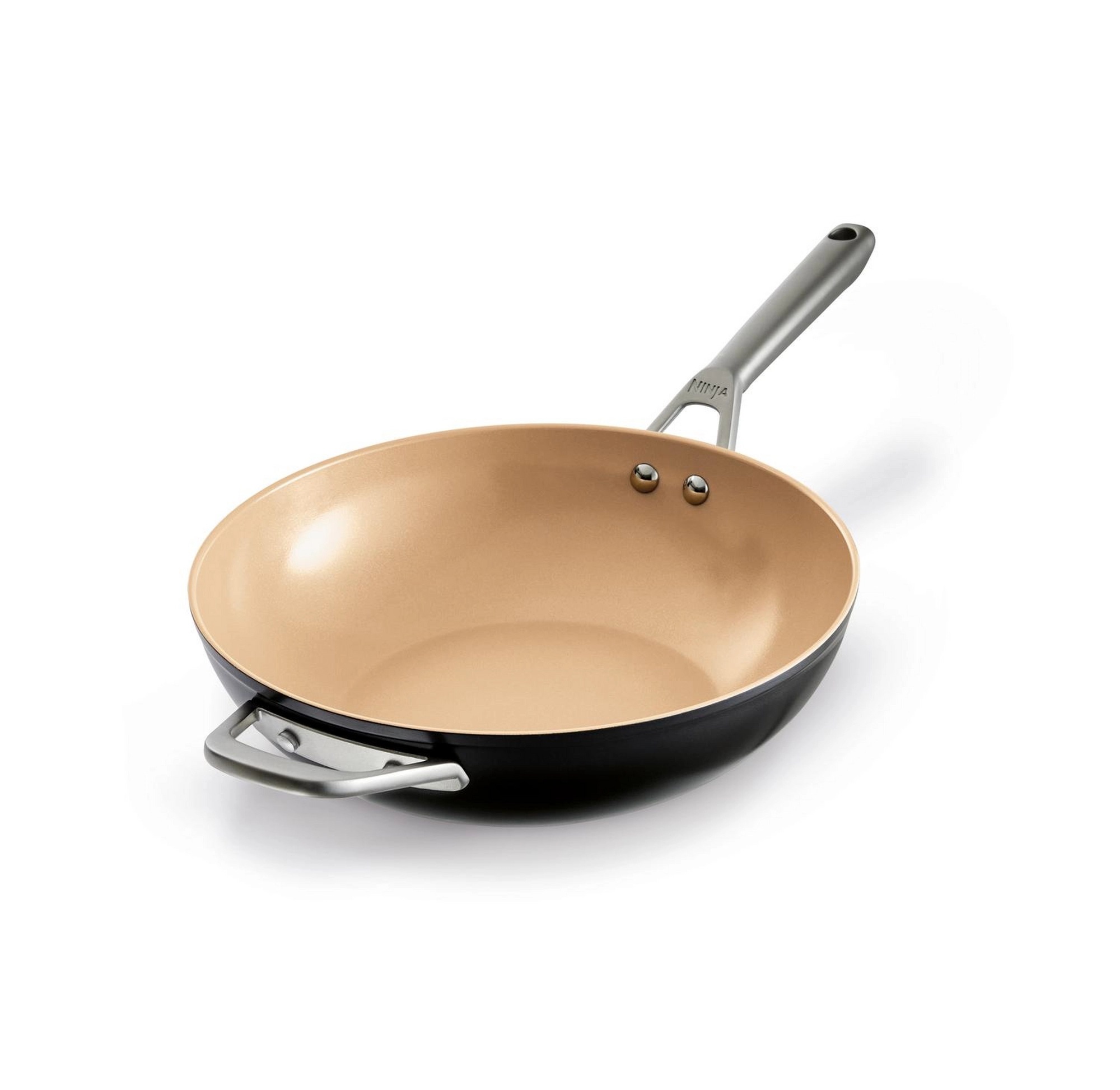 NINJA CW90928UK ExtendedLife Ceramic 28cm Wok – Apricot
