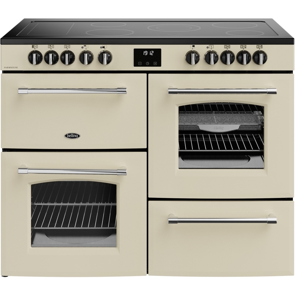 Belling 444411836 RCA FARMHOUSE 110E C 110cm Ceramic Range Cooker - Cream Belling 444411836 RCA FARMHOUSE 110E C 110cm Ceramic Range Cooker - Cream