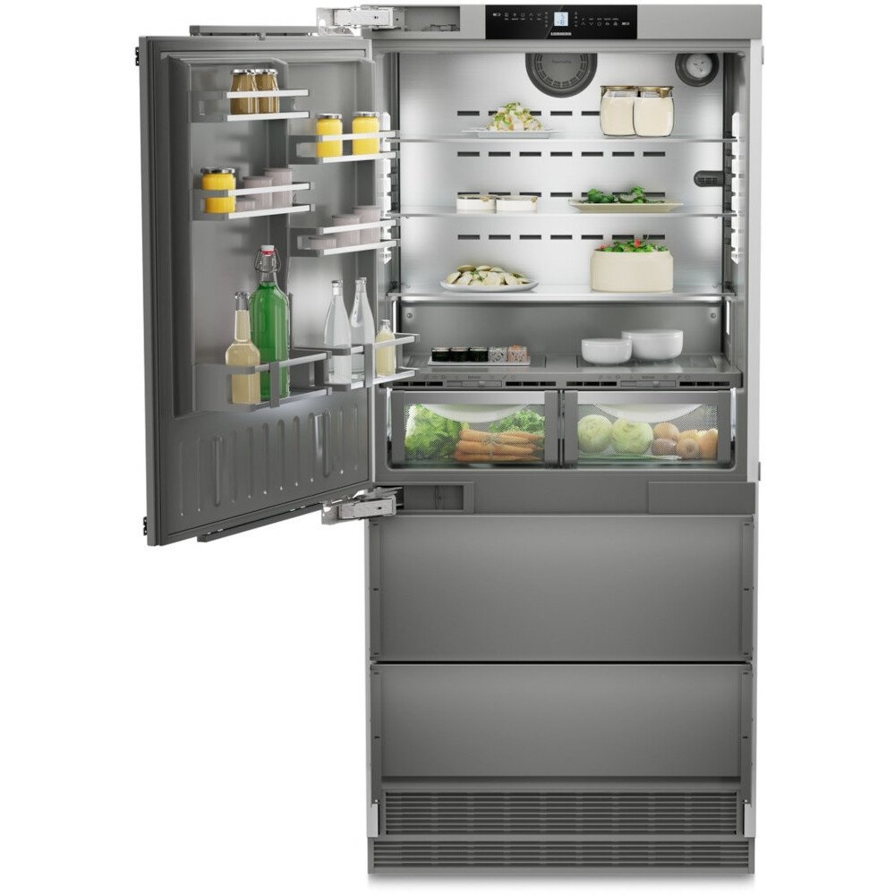 Liebherr ECBNe8871 Integrated American Fridge Freezer, Plumbed