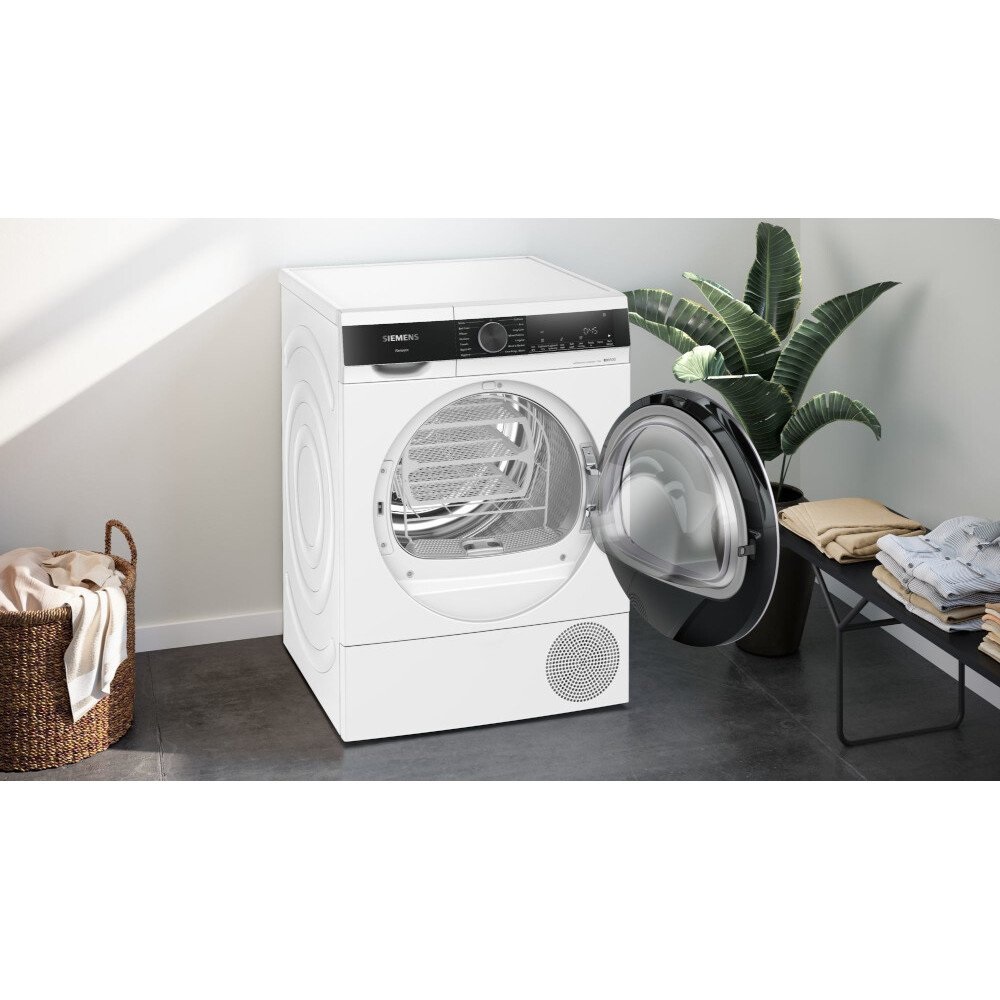 Siemens WQ45G203GB iQ500 Heat Pump Tumble Dryer, 9kg - White - Image 3 Siemens WQ45G203GB iQ500 Heat Pump Tumble Dryer, 9kg - White - Image 3