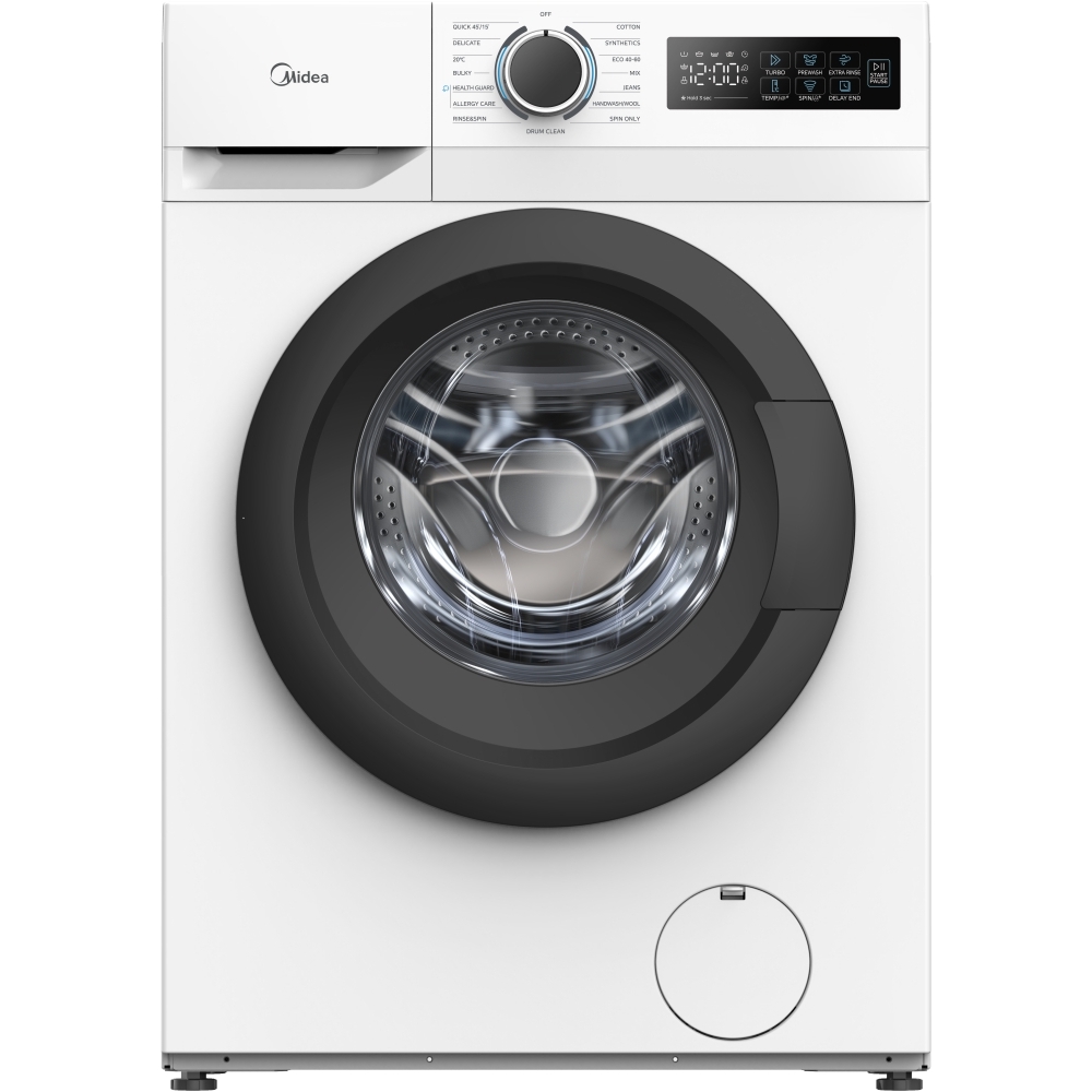 Midea MF110W100BA10WU 10kg 1400 Spin Washing Machine - White Midea MF110W100BA10WU 10kg 1400 Spin Washing Machine - White