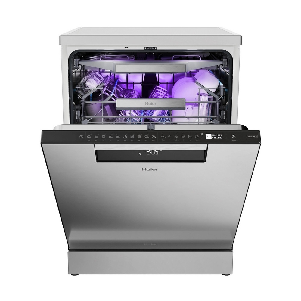 Haier XF6B2M3BX-80 Dishwasher, 16 Place Settings – Silver - Image 2