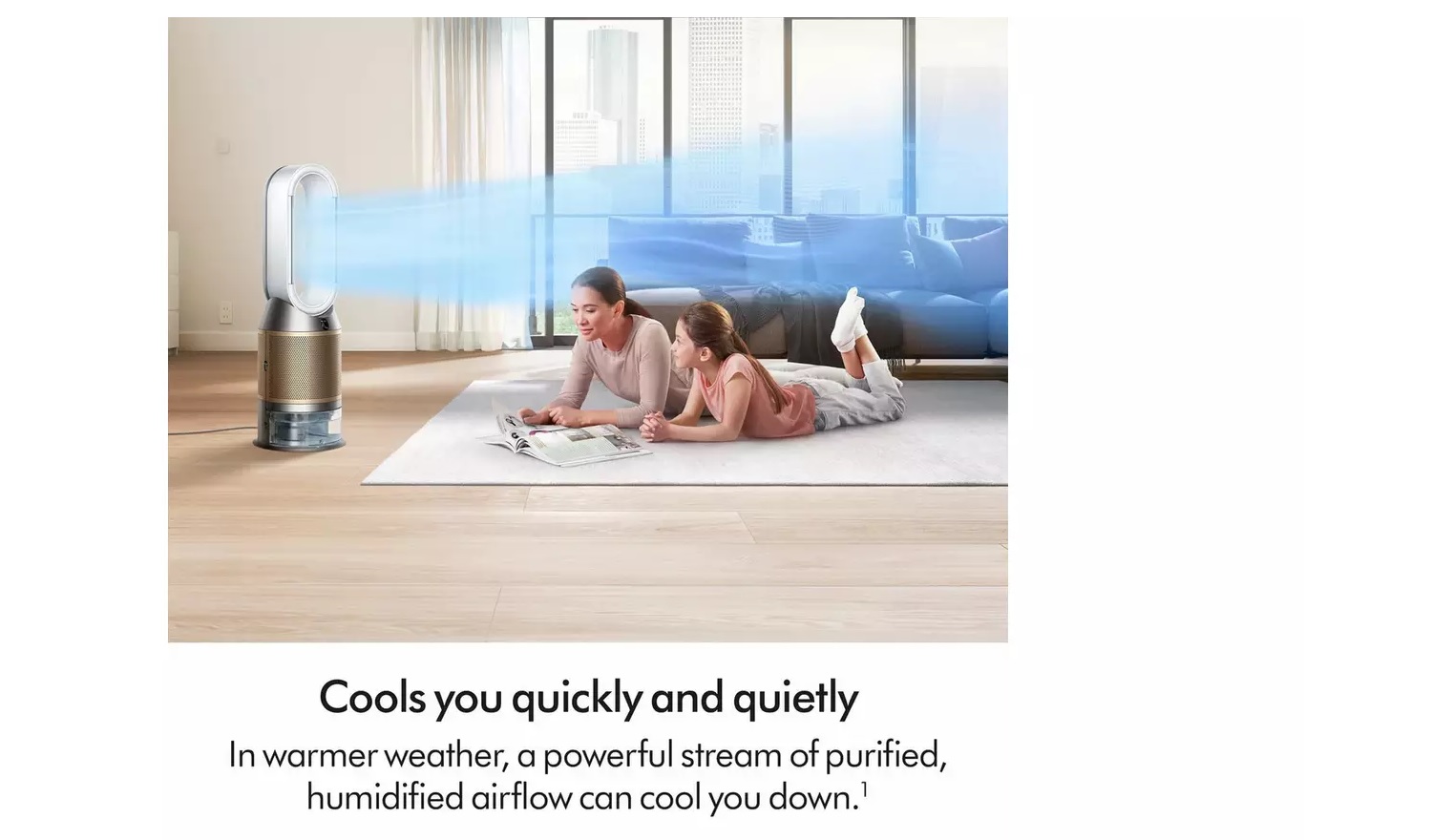 Dyson PH05 De-Nox Humidify & Cool Purifier - White/Gold - Image 2