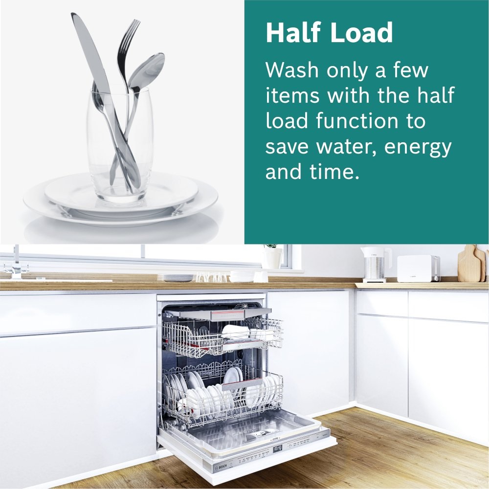 Bosch SMV4ECX23G Fully Integrated Dishwasher, 14 Place Settings - Image 6 Bosch SMV4ECX23G Fully Integrated Dishwasher, 14 Place Settings - Image 6