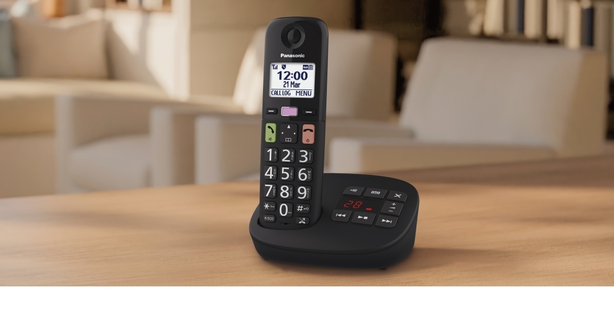 Panasonic KX-TGU130EB Digital Cordless Answering System Panasonic KX-TGU130EB Digital Cordless Answering System