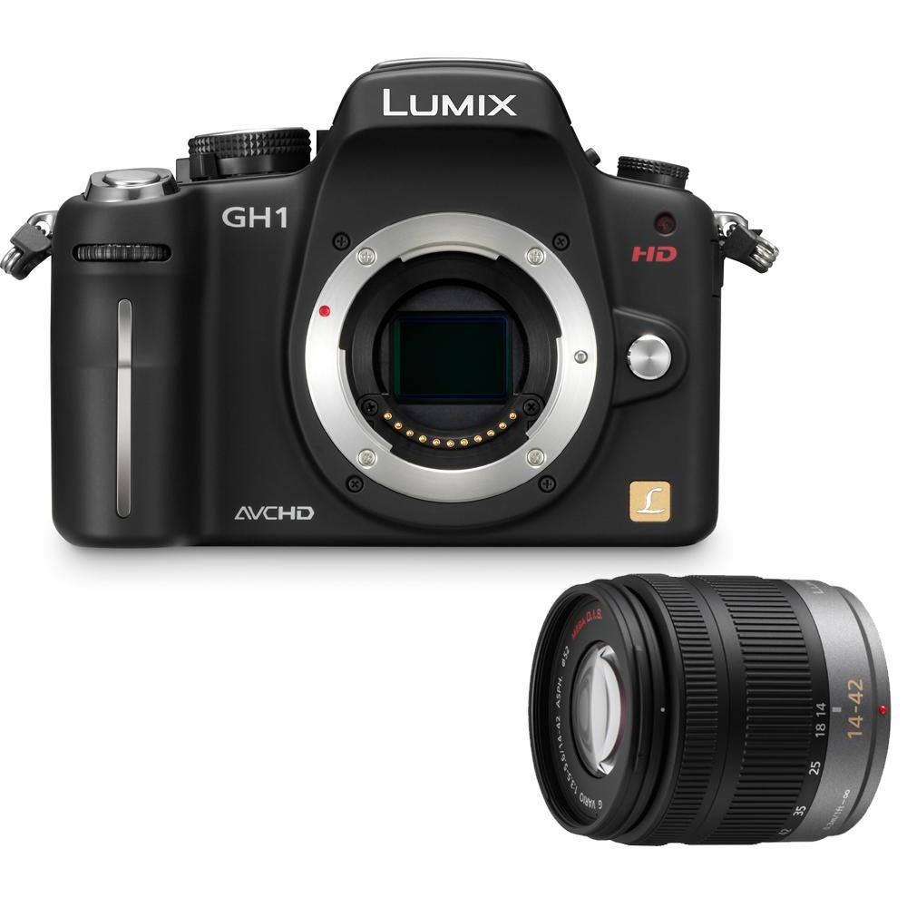 Panasonic DMCGH1KEB9K 12.1 Megapixel Digital Camera in black