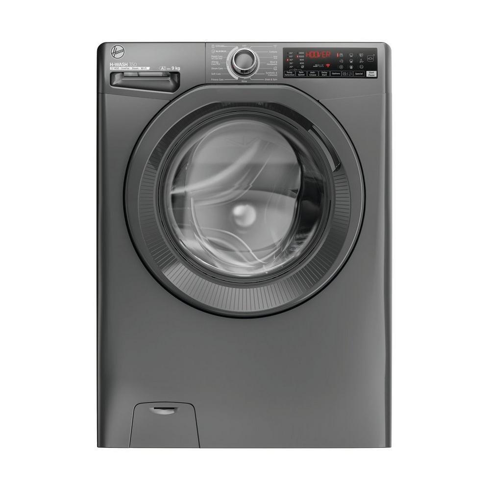 Hoover H3WPS496TMRR6 9kg 1400 Spin Washing Machine - Graphite Hoover H3WPS496TMRR6 9kg 1400 Spin Washing Machine - Graphite