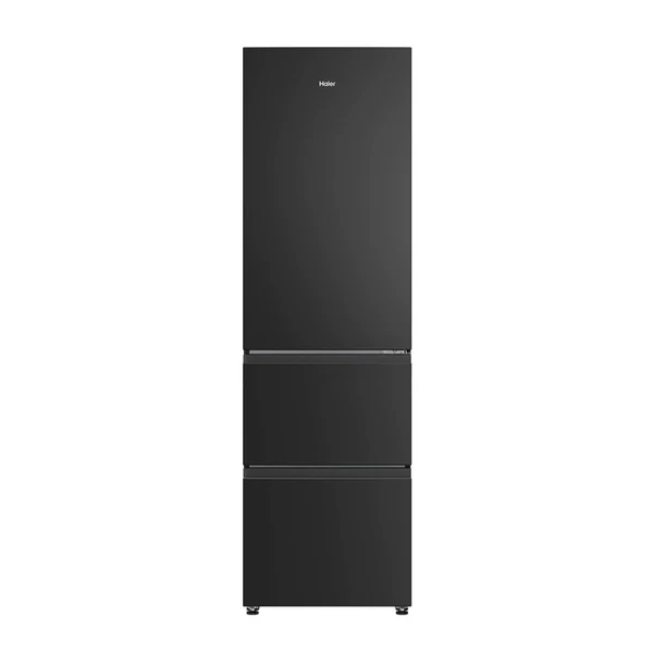 Haier HTR3518ENMTK 3D 55 Series 3 Fridge Freezer - Black - 303L Haier HTR3518ENMTK 3D 55 Series 3 Fridge Freezer - Black - 303L