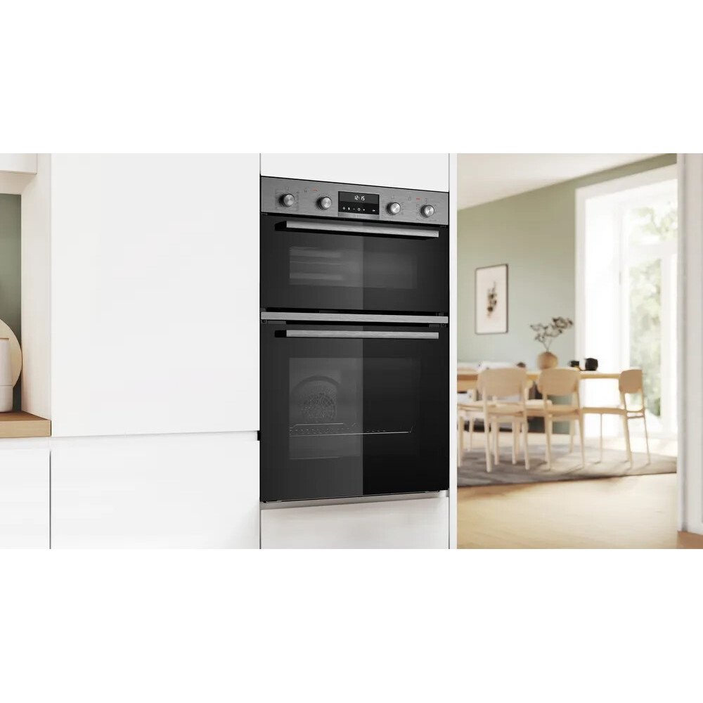 Bosch MBA578BS7B Built-In Electric Double Oven - Stainless Steel - Image 4 Bosch MBA578BS7B Built-In Electric Double Oven - Stainless Steel - Image 4