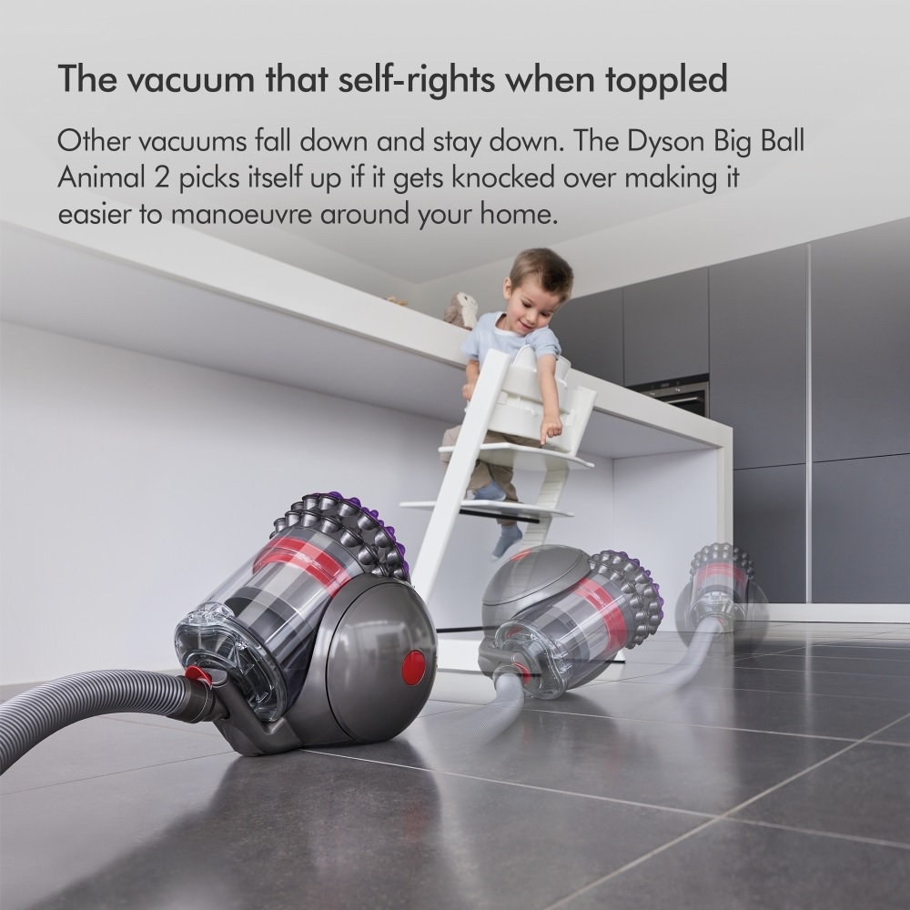 Dyson Big Ball Multi-Floor 2 Cylinder Vacuum Cleaner, Grey - Image 2 Dyson Big Ball Multi-Floor 2 Cylinder Vacuum Cleaner, Grey - Image 2
