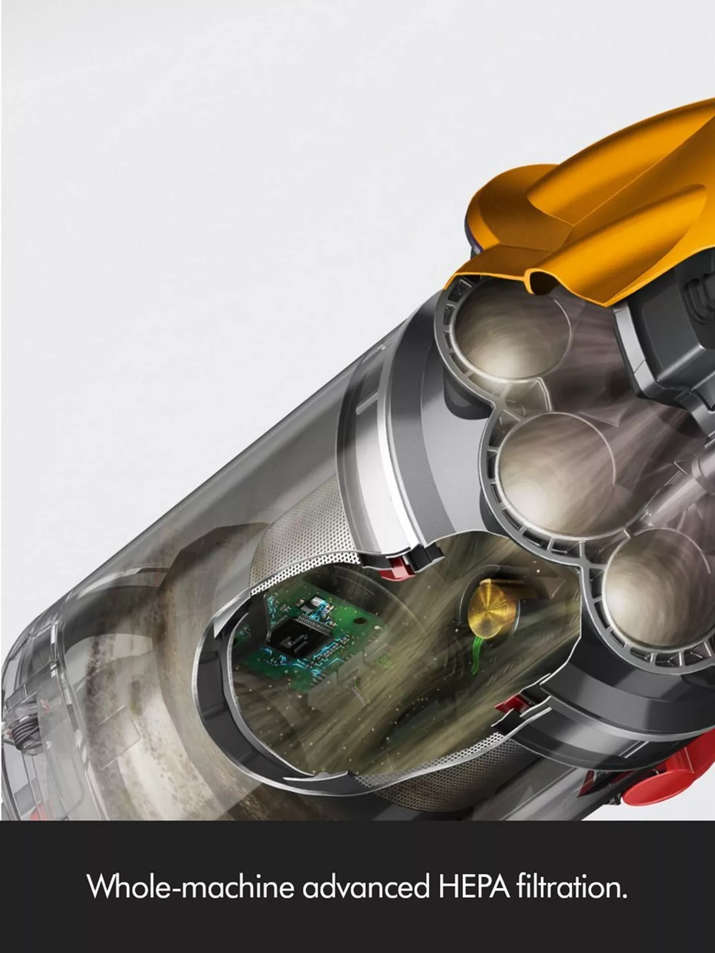 Dyson V12DETECTSUB Detect Slim Submarine Cordless Vacuum - Yellow/Nickel - Image 6 Dyson V12DETECTSUB Detect Slim Submarine Cordless Vacuum - Yellow/Nickel - Image 6