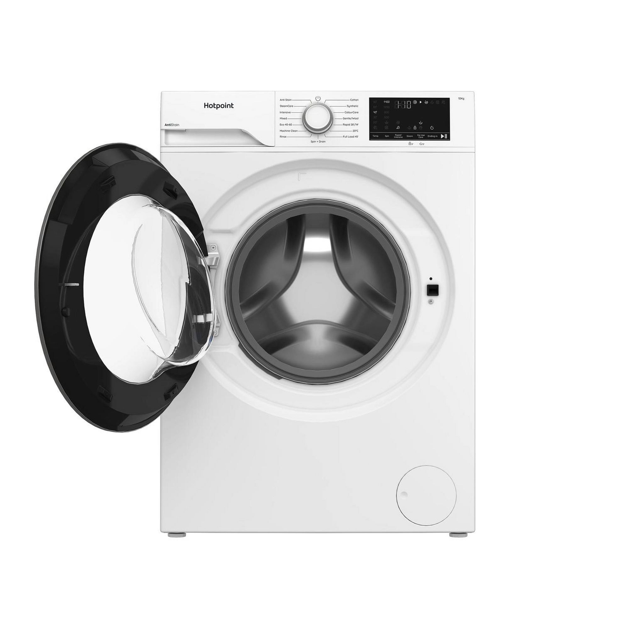 Hotpoint AntiStain H101ANTISTAINUK 10kg 1400 spin Washing Machine - White - Image 2 Hotpoint AntiStain H101ANTISTAINUK 10kg 1400 spin Washing Machine - White - Image 2