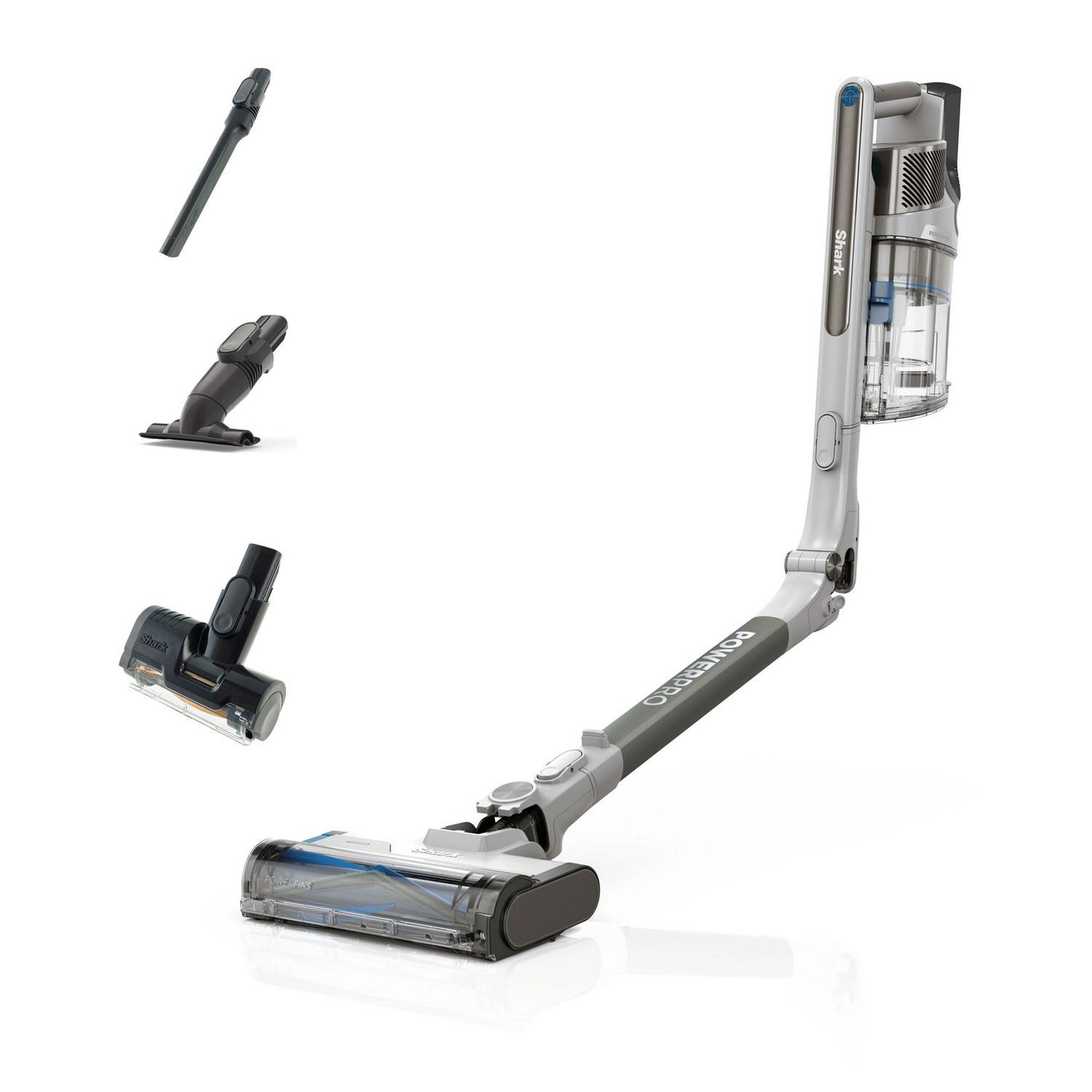 Shark IZ380UKT PowerPro Pet Cordless Stick Vacuum Cleaner - 50 Minutes Run Time - Java Metallic
