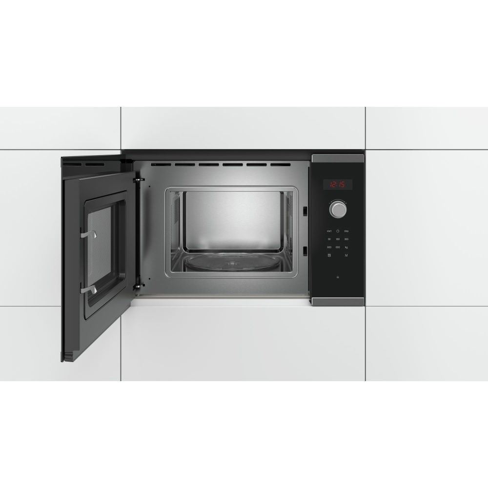 Bosch BFL523MS0B Built-In Microwave - Stainless Steel - Image 3