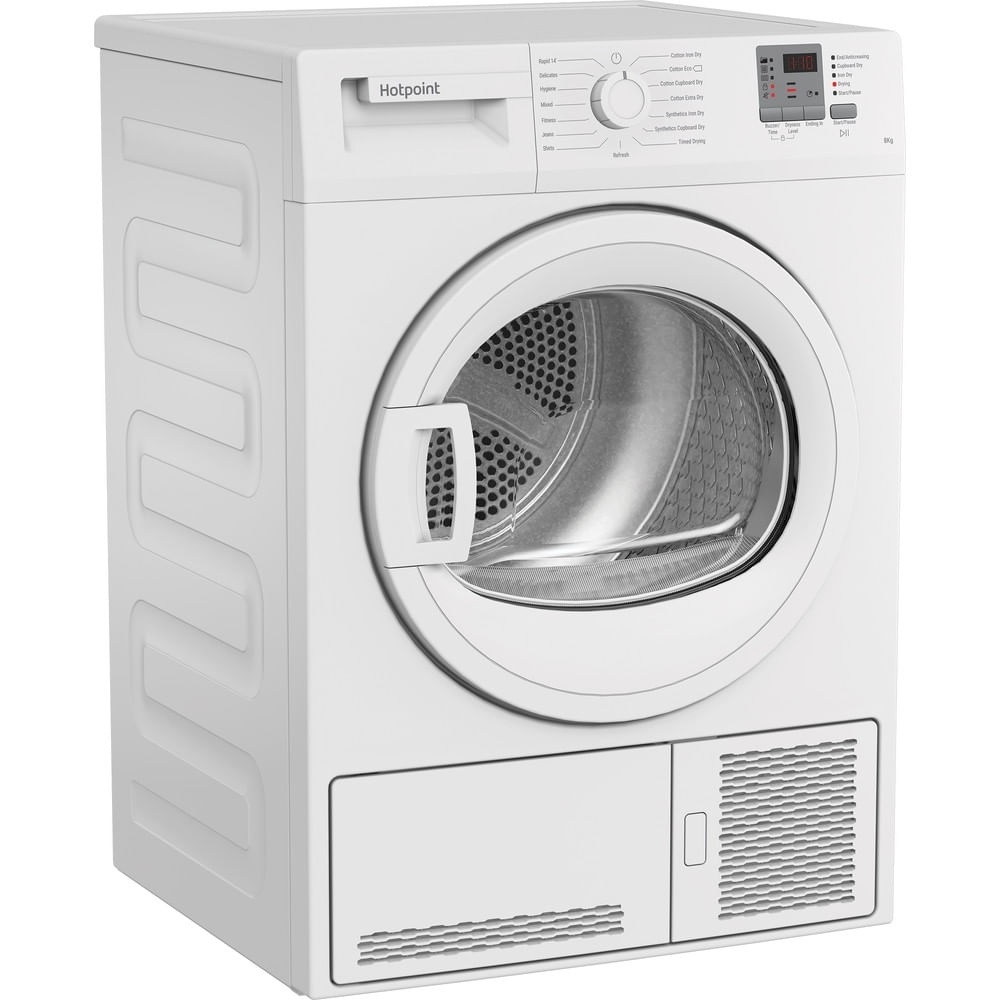 Hotpoint CHDC82WWGDUK 8kg Condenser Tumble Dryer– White - Image 2