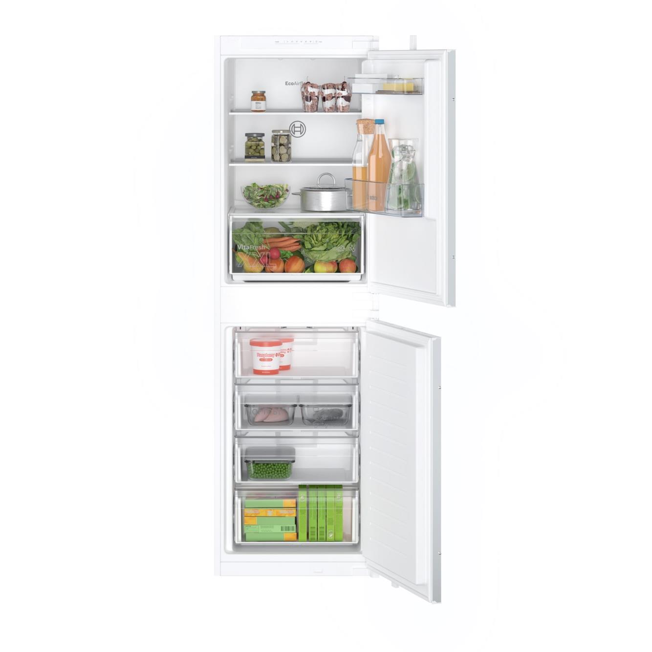 Bosch KIN85NSE0G 54.1cm 50/50 Built-In Frost Free Fridge Freezer Bosch KIN85NSE0G 54.1cm 50/50 Built-In Frost Free Fridge Freezer