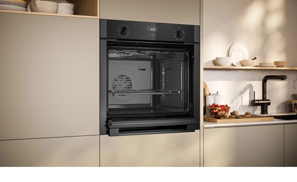 Neff B3ACE4AG3B Built In Electric Single Oven - Graphite Grey - Image 3 Neff B3ACE4AG3B Built In Electric Single Oven - Graphite Grey - Image 3